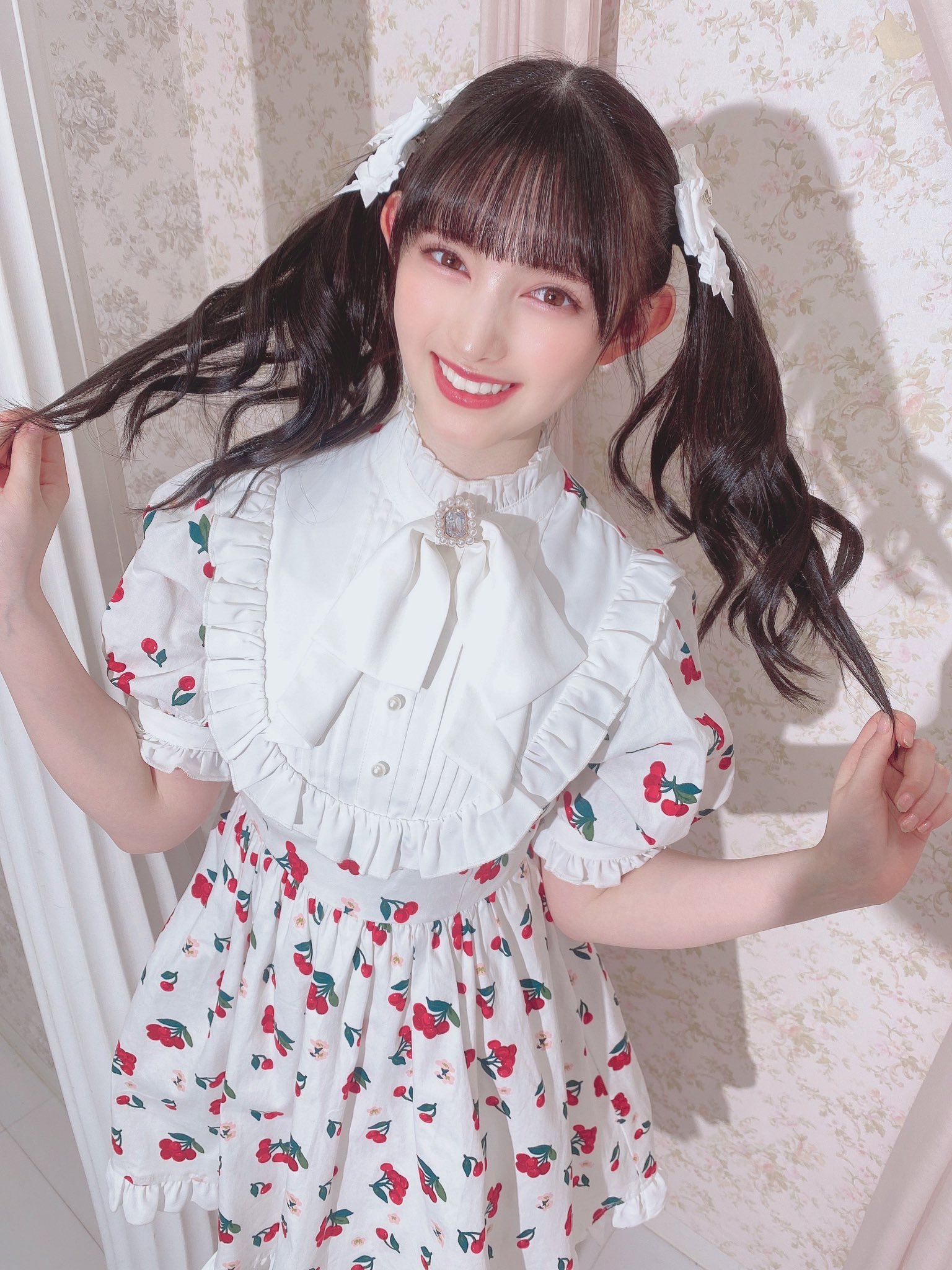 manontokyo ワンピース ManonMimie】Frilled Chiffon Long OP | Manon Tokyo