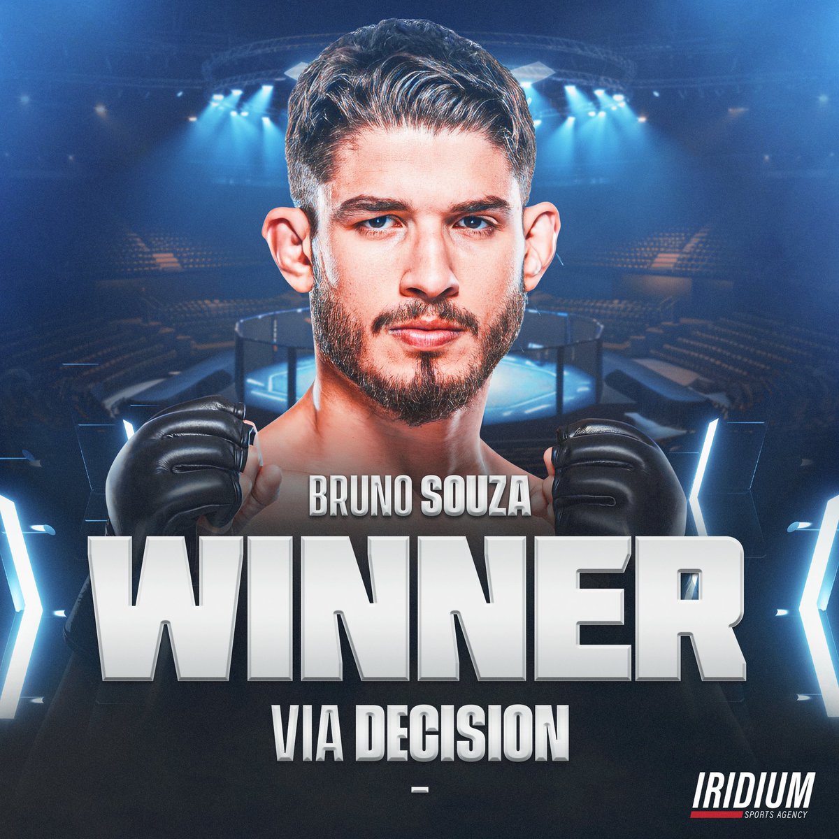 TeamIridiumISA's tweet photo. 🚨 That's now back-to-back wins for #TeamIridium stud @Brunosouzamma as he improves to 12-3 in the Main Event at @CageWarriors 👏🏽 #TheDarkside https://t.co/piniyruI1x