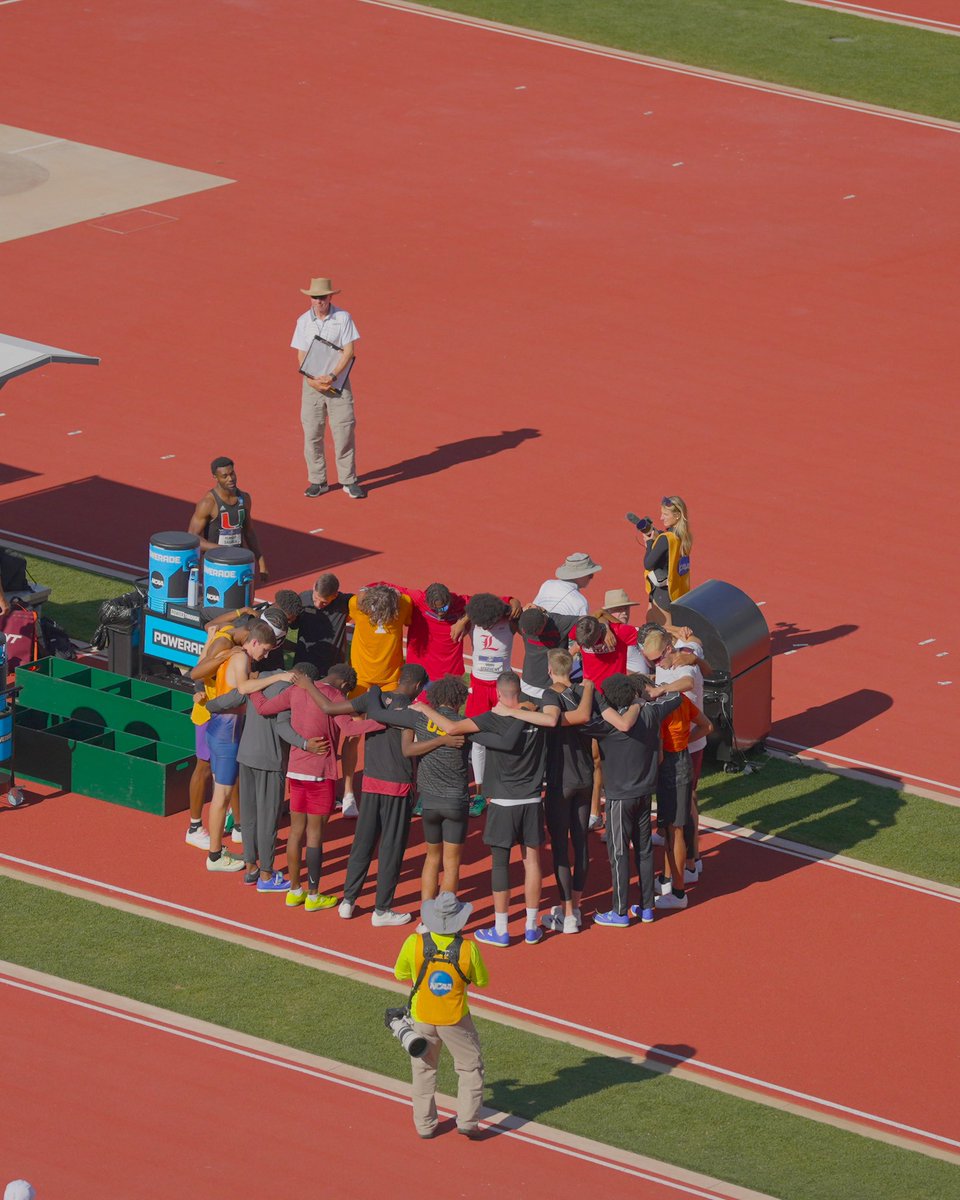 Before each meet, Tyus Wilson will lead all athletes in a prayer for the upcoming competition, future health, athletic success and more.

At each meet, no matter the competition or moment, Tyus is a leader of men with a purpose on and off the track.

Tyus Wilson is truly, 1 of 1.