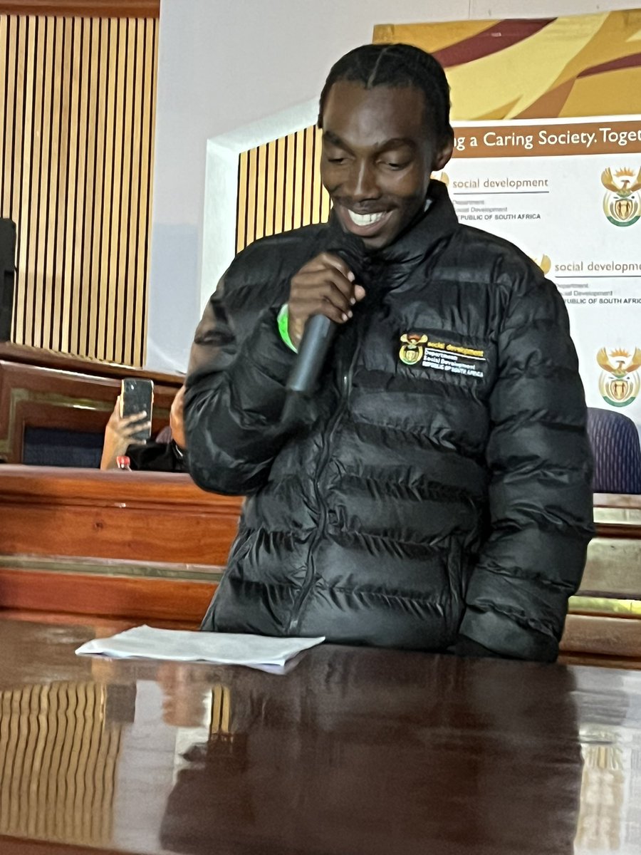 The_DSD's tweet image. As we celebrate #ChildProtectionWeek2024 commemorate #30YearsOfDemocracy, and look forward to #ICD2024, we reflect on the experiences of former NMCP speaker Given Matshake.