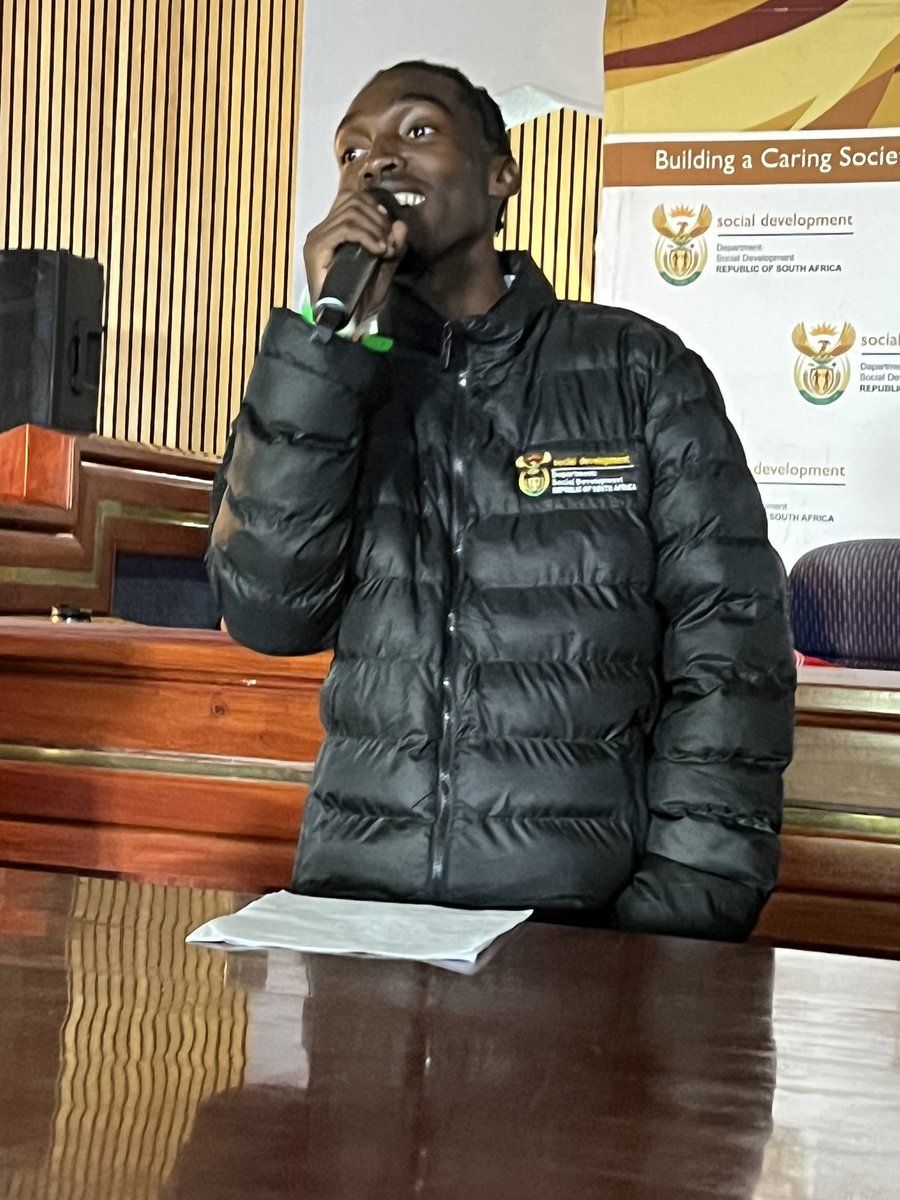 The_DSD's tweet image. As we celebrate #ChildProtectionWeek2024 commemorate #30YearsOfDemocracy, and look forward to #ICD2024, we reflect on the experiences of former NMCP speaker Given Matshake.