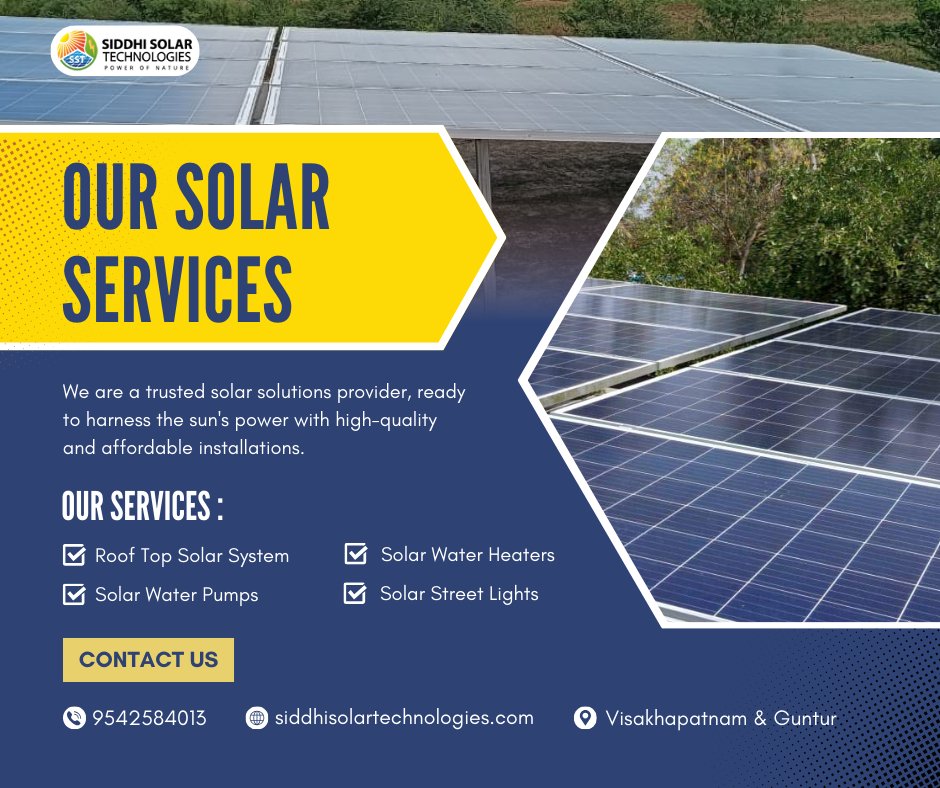 SiddhiSolar's tweet photo. Harness the Sun's Power with Our Affordable Solar Solutions 🌞
#SolarEnergy #SolarPower #SolarSolutions #SolarInstallation #AffordableSolar #CostEffectiveSolar #QualitySolar #SolarPV #SolarPVSystems #HarnessTheSun #SunPower #LowerYourBills #siddhisolartechnologies https://t.co/G8y4R8A2pP
