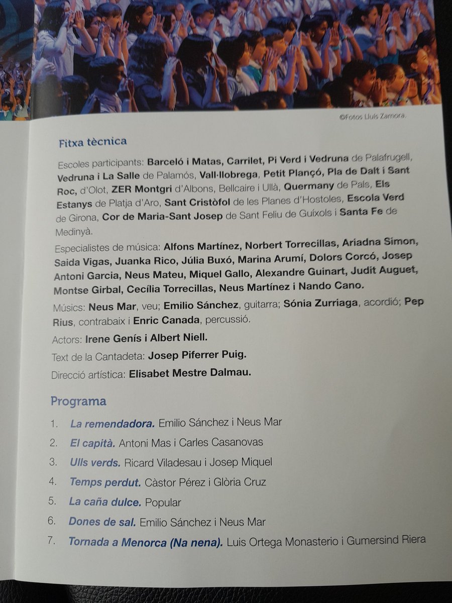 xevipalafrugell's tweet photo. Felicitats a totes les escoles participants per una cantadeta magnífica.  Gràcies mestres per la feina. @educaciocat https://t.co/rXf7eJ4ax8