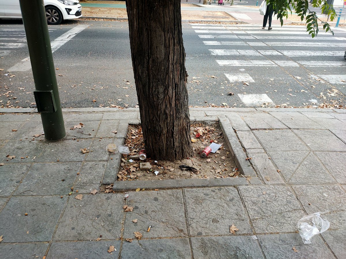 Japygur's tweet photo. Todo asqueroso... De nuevo se que estoy en ciudad...
Avda de Alemania.
#Sevilla
@LipasamSevilla 
@Ayto_Sevilla 
@abcdesevilla @diariosevilla https://t.co/7CPyduynqT