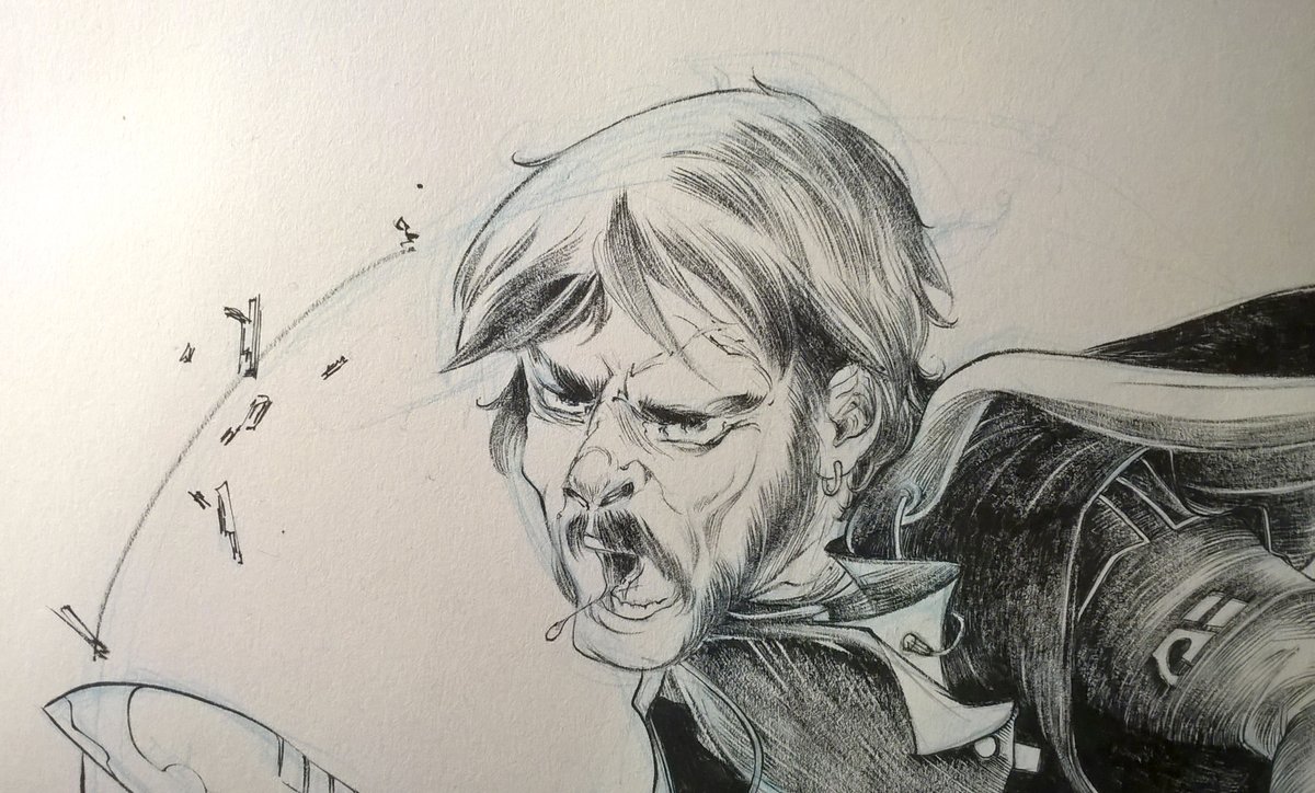 Some weekends are set aside for commission work. Thankfully, it’s raining - not yet, but in 3-4 hours - so there’s not much to miss outside. With high motivation, we can finish at least one piece. Who else is working on commissions this weekend?
#commission #sketching