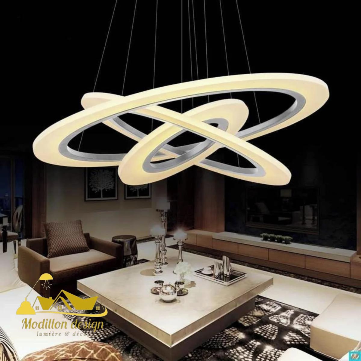 modillondesign's tweet image. Transformez votre intérieur avec le #LustreLED AL-D-8109 de Modillon Design. Un trio d&apos;anneaux lumineux pour une ambiance moderne et éco-responsable. ✨🏠 #DesignModerne #EclairageEco #DécoIntérieure