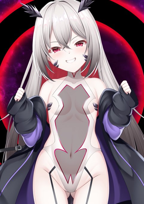 skeb納品しました  
Vtuberの黒曜ひみか(@Kokuyo_Himika)さんの"Я"化
(カードファイト!!ヴァンガードでの闇落ち)イメージを
描かせて頂きました!ありがとうございました 
#skeb 