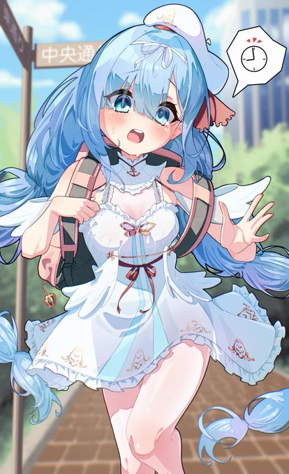 遅刻しそうなジェーナス(外出スタイル#アズレン#アズールレーン 