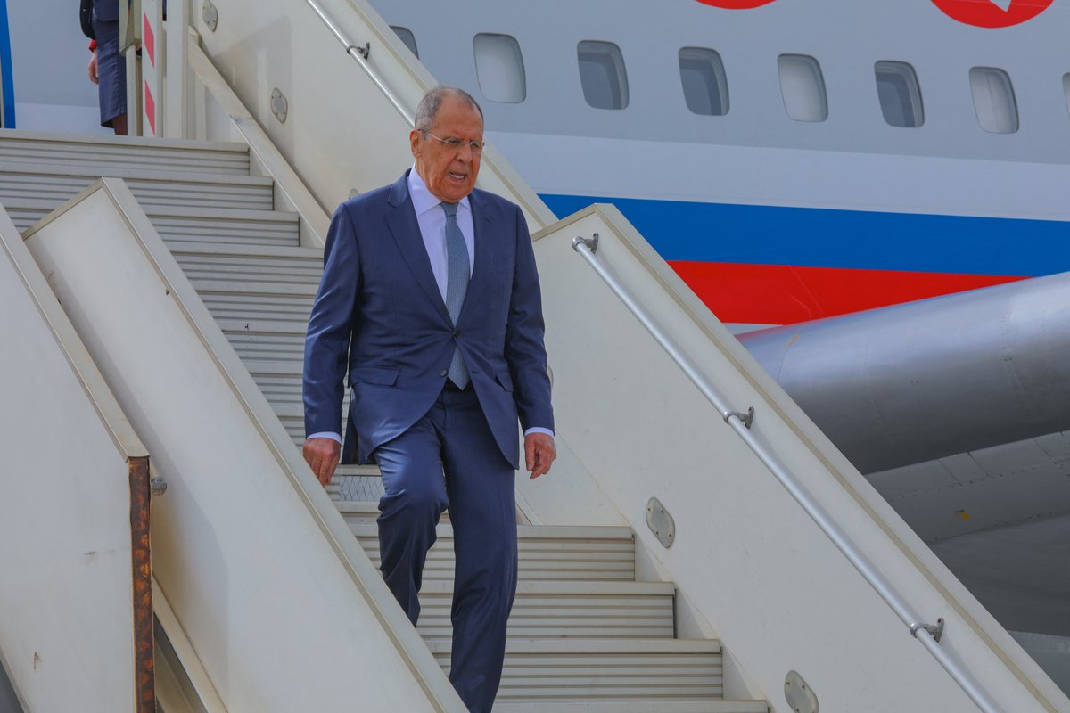 BBCAfrica's tweet image. Russian Foreign Minister Sergey Lavrov is back in Africa having visited the continent several times in the past couple of years. 

What exactly is Russia looking for in these frequent visits to the continent? 

🎧 bbc.in/3XcmiTt