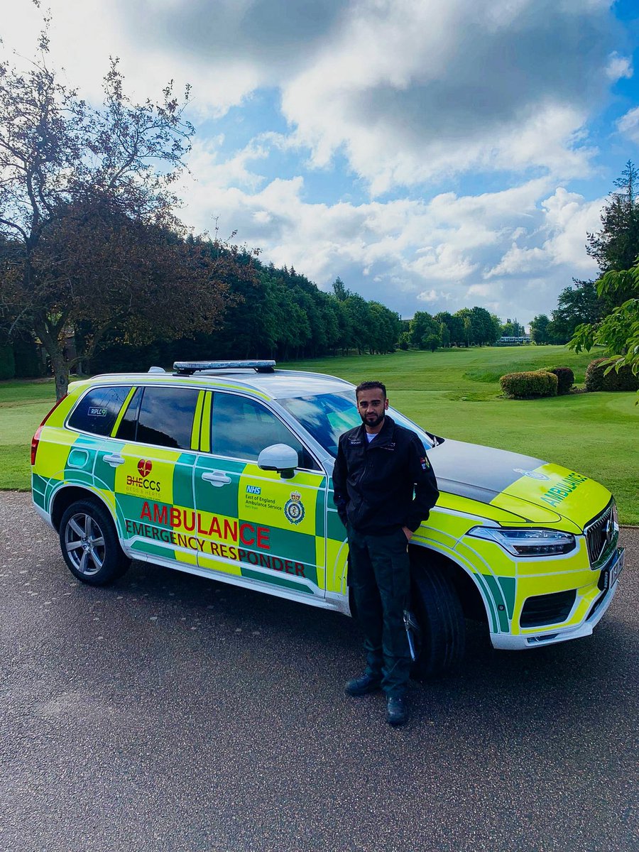 BHECCS's tweet photo. Rakim, who in his day job is a Traffic Officer for @NationalHways, volunteers as an Emergency Responder for BHECCS in his spare time. 

“I enjoy working with other volunteers from various backgrounds who share the same goal to save patients’ lives”

#VolunteersWeek 

1/2 https://t.co/cndJ7xWXYP