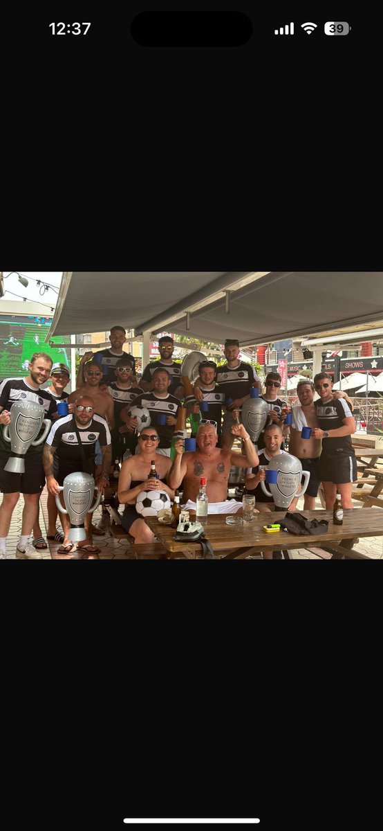 Champions in Benidorm ole ole 🏆🏆🏆🏆