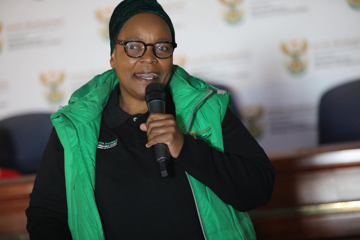 The_DSD's tweet image. Officially opening today's event and introducing distinguished guests, Ms. Zodwa Maseko, Mpumalanga Provincial Director of the Child Protection Unit, emphasizes the need for practical impact in safeguarding children. #ChildProtectionWeek2024 #30YearsOfDemocracy #ICD2024