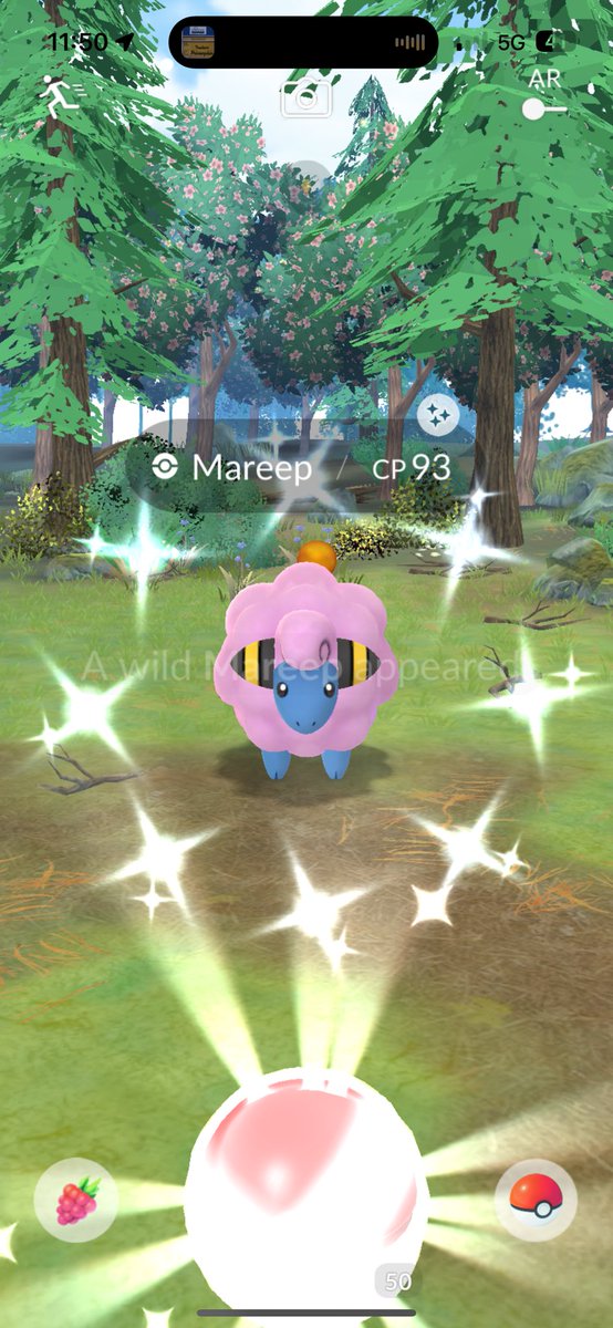 Demimentoss's tweet image. pink sheep ✨💜 #PokemonGOApp #shiny