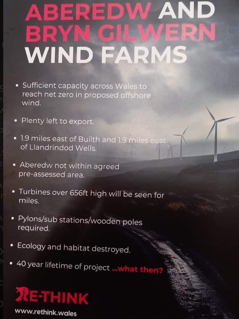 AnnieJo80051383's tweet photo. MID WALES SAYS NO !!
#ButeEnergy
#CPRW
#PlaidCymru
@huw4ogmore
#welshgovernment
#PowysCouncil
#FarmersProtest2024
#BBCWalesNews
@ITVWALES
#NFU
#FUW
#BuilthWells
#LlandrindodWells https://t.co/oZW5eVV20u