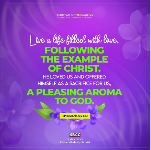 KBCChapel's tweet image. #StrengthenedInTheInnerBeing
#MotivationMessage
#KBCC