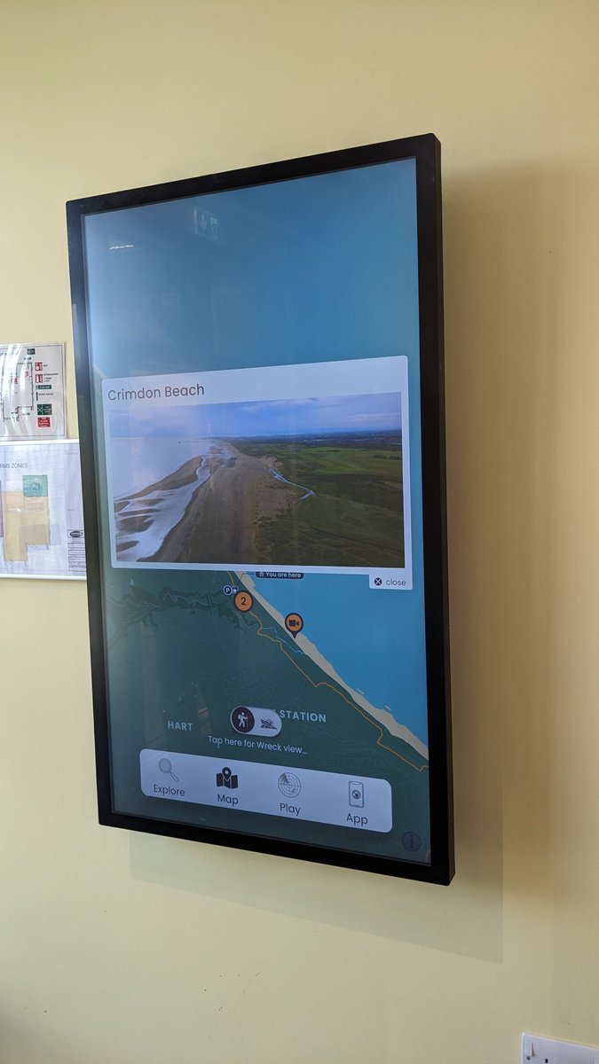 LE_Concepts's tweet photo. #Crimdonbeach interactive touchscreen installed by our team in #DunesCafe so that visitors can learn about the long history of the site. https://t.co/GGejCBIOWe