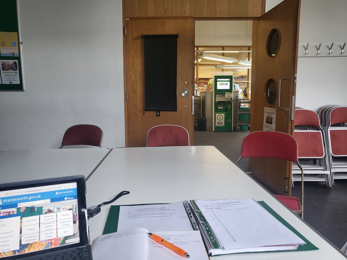 Councillor surgery time at Southfields Library - Available 3 Sats per mth from 11am, for advice on any council related issues. No appt necessary!