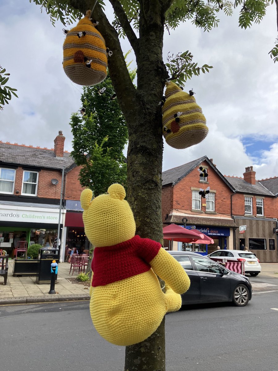 DebsaDelight's tweet image. More #Formby #YarnBombers!