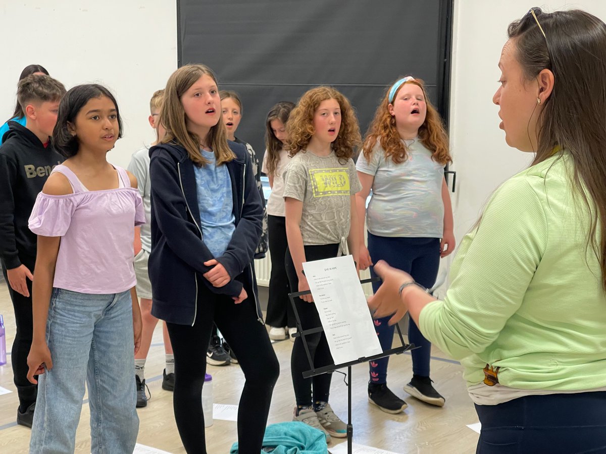 ARKSchoolsMusic's tweet photo. Some beautiful singing and highly convincing acting going on in the rehearsal rooms today for our youth-created musicals! 🎶 @ArkSchools #musiced #youthmusic https://t.co/2vbLr3uRWU