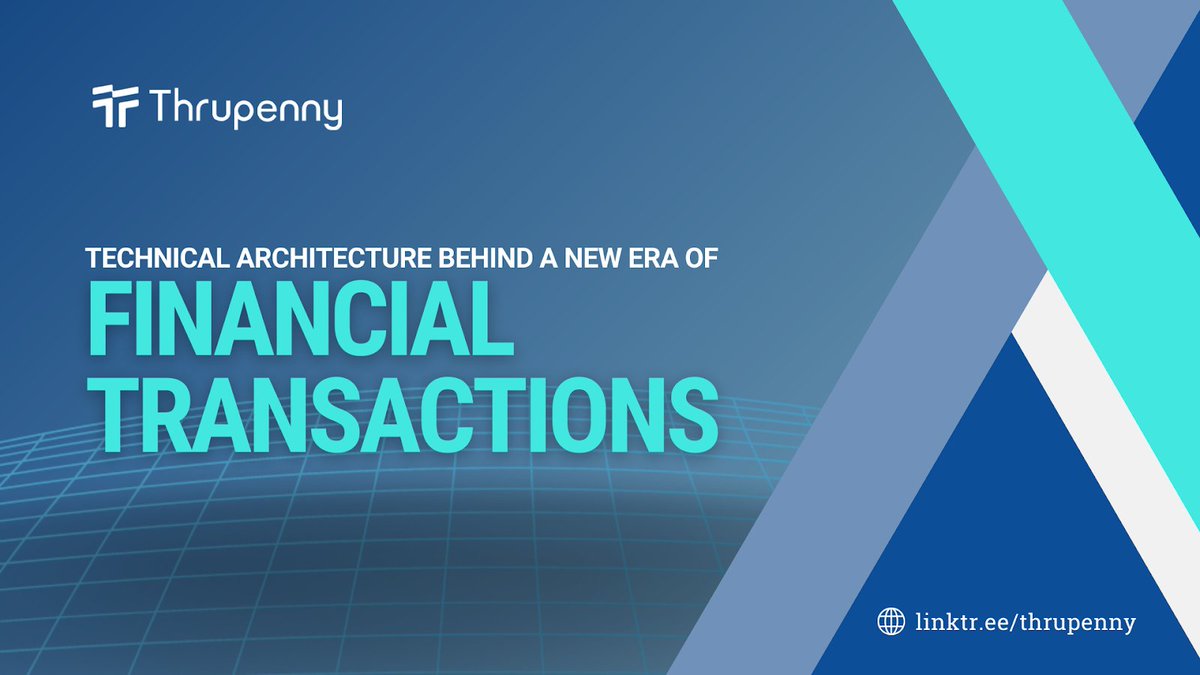Thrupennydefi's tweet photo. Dive into the technical architecture behind Thrupenny's services  

Powering a new era of financial transactions. #blockchain #crypto https://t.co/sFMaTlizKf