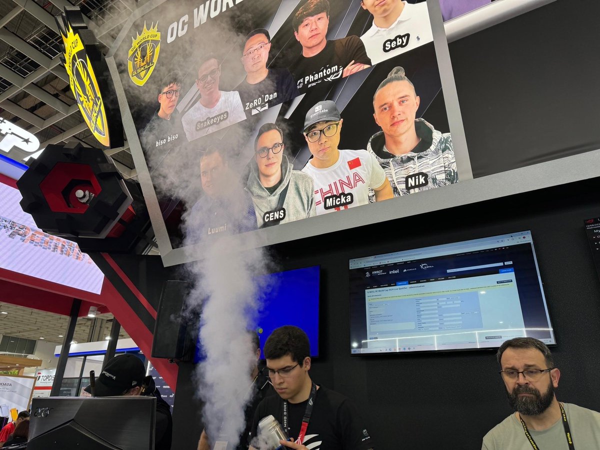 gskillgaming's tweet photo. Congratulations to CENS from Germany for winning the G.SKILL OC World Cup 2024 competition. It was a long battle and CENS showed incredible overclocking skills to obtain the title of OC Champion. https://t.co/S9NtVBxun9