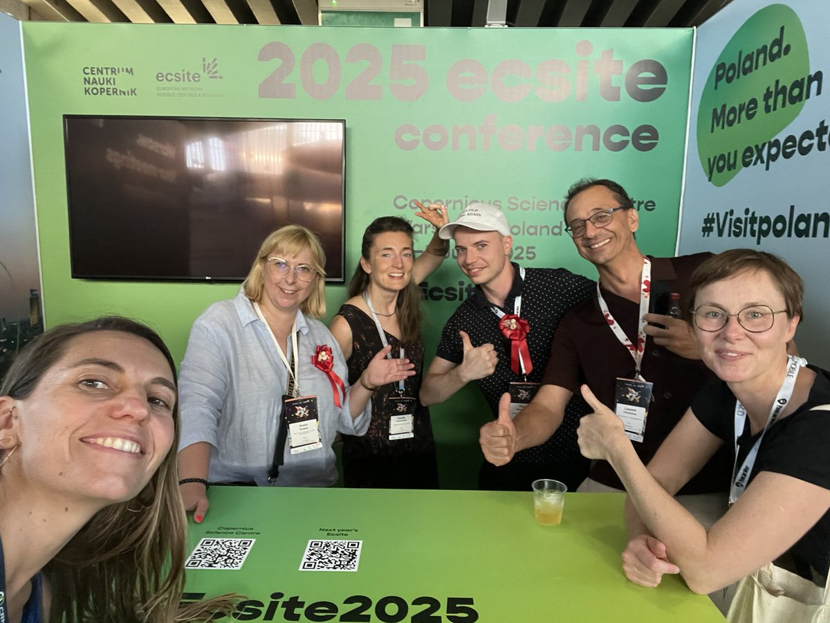 Thank you so much dear <a href="/ecsite/">Ecsite</a> team, Ecsite participants and <a href="/visitljubljana/">Visit Ljubljana</a> colleagues! So many inspiring sessions, networking and great people met during these 3 days ! 
Can’t wait to see you next year for #Ecsite2025 at <a href="/cnkopernik/">CentrumNaukiKopernik</a> in <a href="/Poland/">Poland.pl</a> !