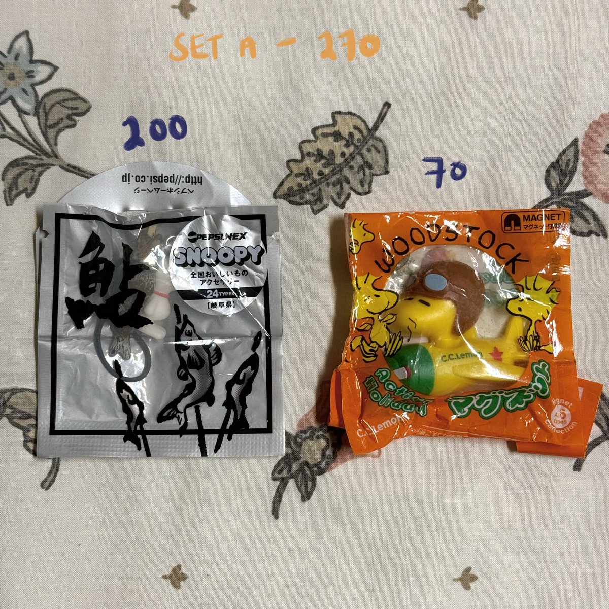 wts lfb snoopy anik anik ⋆౨ৎ˚⟡˖ ࣪

set a - ₱270

𐙚 snoopy sweet fish
𐙚 woodstock ref magnet

╰ both sealed 
╰ x sensi

mop gcash/bpi
mod sdd/ggx
loc san juan city