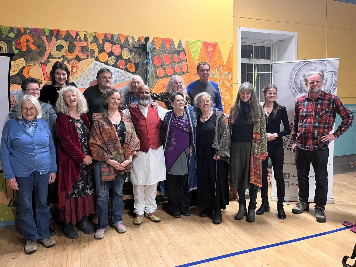 As #VolunteersWeek2024 comes to an end, we say a huge THANK YOU to all the wonderful people who make the Orkney Storytelling Festival happen. Without them, there would be no festival! 🥰