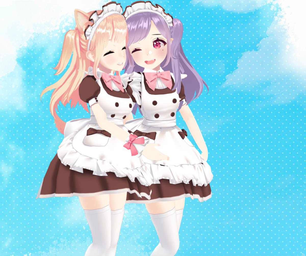 vmaid_chloe's tweet photo. 「ねむち、だあいすきっ！」 https://t.co/cltSusyjTp