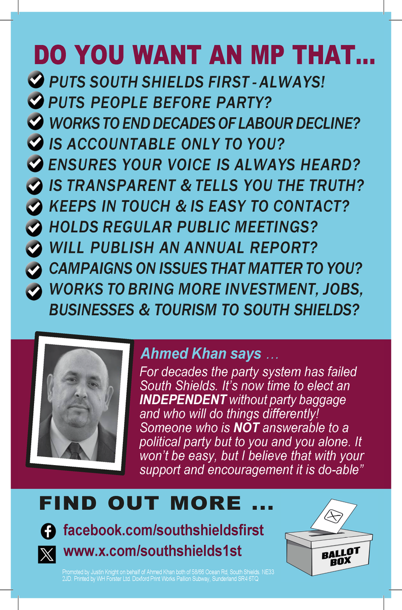 IT'S OFFICIAL!
I would be grateful to anyone in #SouthshShields &amp; #SouthTyneside if could retweet this post &amp; ask family  friends, colleagues &amp; neighbours to do the same
Thanks. 
#GeneralElection2024 #GeneralElection #ParliamentElection2024 #southshields #southshieldsfirst