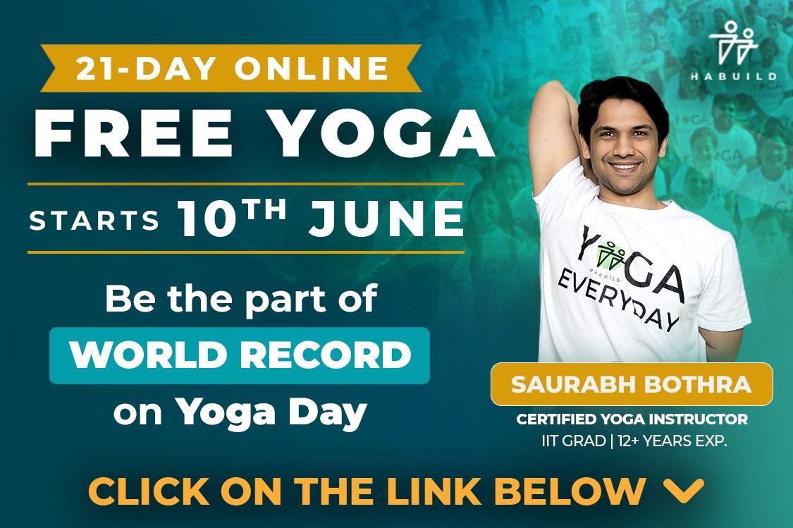 RaghavSirJi's tweet image. I am inviting you to Join
🇮🇳 *#HarGharYOGA* 🇮🇳

*FREE YOGA |  21 Days Online* 🧘
🗓️starts *10th June*   

🌎 On International Yoga Day -
 Get *World Record CERTIFICATE* 
  
with *SAURABH BOTHRA* 🧘

*CLICK below* &amp;amp; Know More👇🏻
habit.yoga/Raghav_gfgja