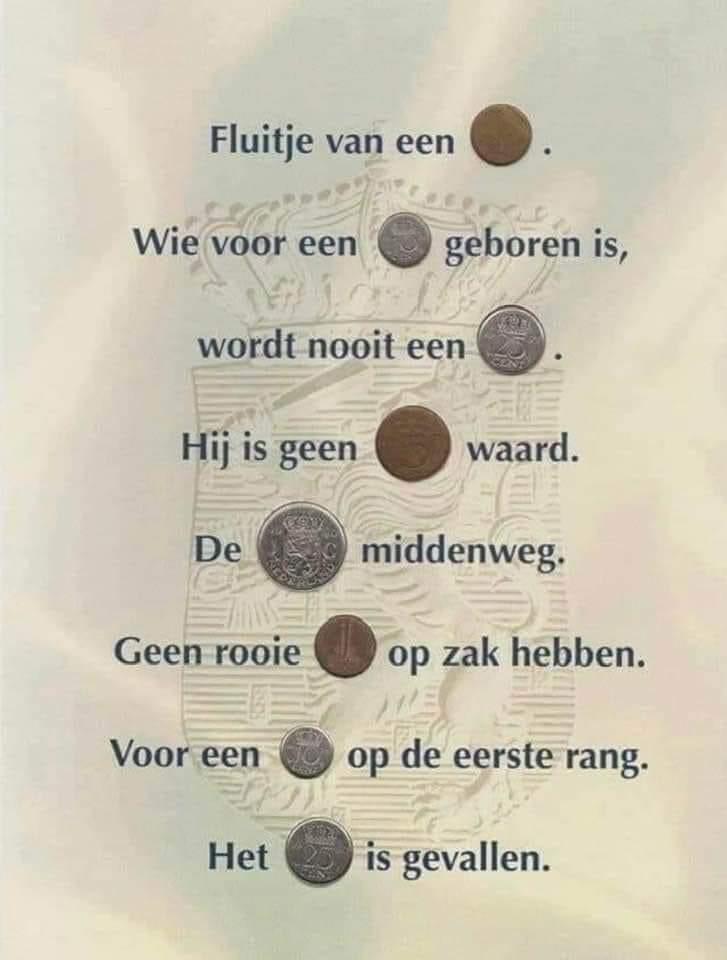 MFilter01's tweet image. Wie gebruikt ze nog..? #nietdeguldenkwartjesendubbeltjes🥴