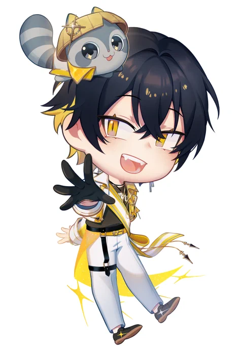 Congratulations to HOLOSTARS 5th Anniversary LIVELet's rock the stage!I'm in charge of drawing Astel and Fuma!#ホロスタ5周年ライブ#アステル絵ダ #封魔絵 