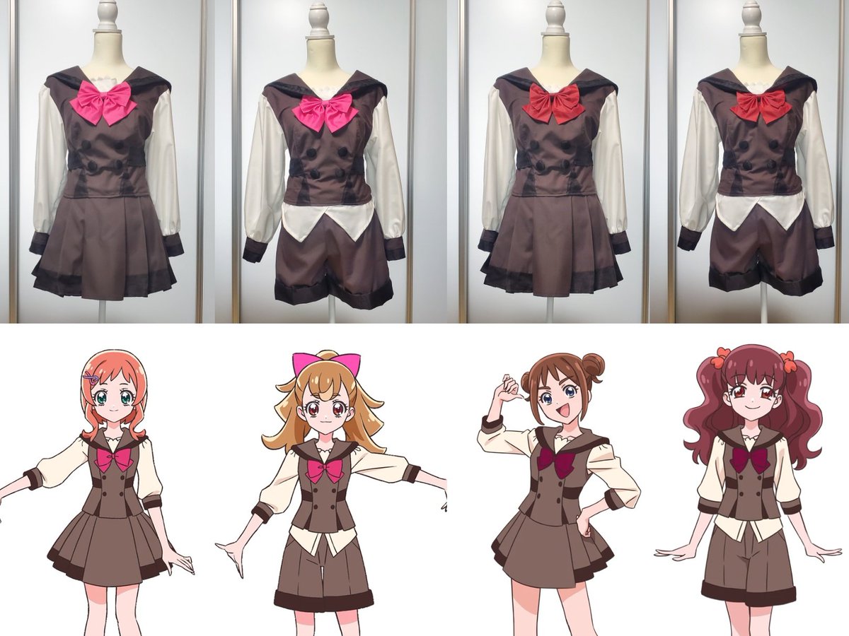 完成】 わんだふるぷりきゅあ制服 可愛い♡ #衣装製作 #衣装 #コスプレ