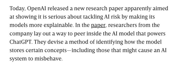 OpenAI Offers a Peek Inside the Guts of ChatGPT https://t.co/jMdYcM4W3P https://t.co/L56OtdZLOk