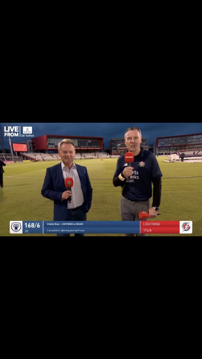 Really enjoyable day again yesterday working <a href="/EmiratesOT/">Emirates Old Trafford</a> covering <a href="/Thundercric/">Thunder Cricket</a> &amp; <a href="/lancscricket/">Lancashire Cricket</a> games