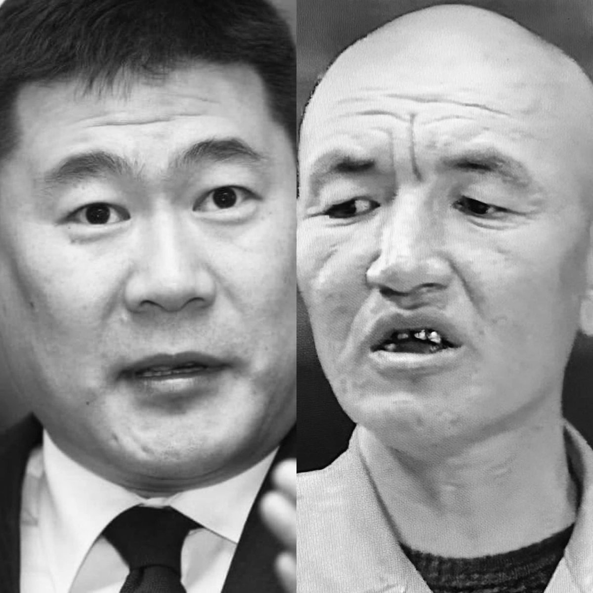 BayaraaCNCF's tweet image. Гаднах төрх нь өөр боловч дотоод сэтгэлийн ялзрал нь яг адилхан хоёр хүн...🤮