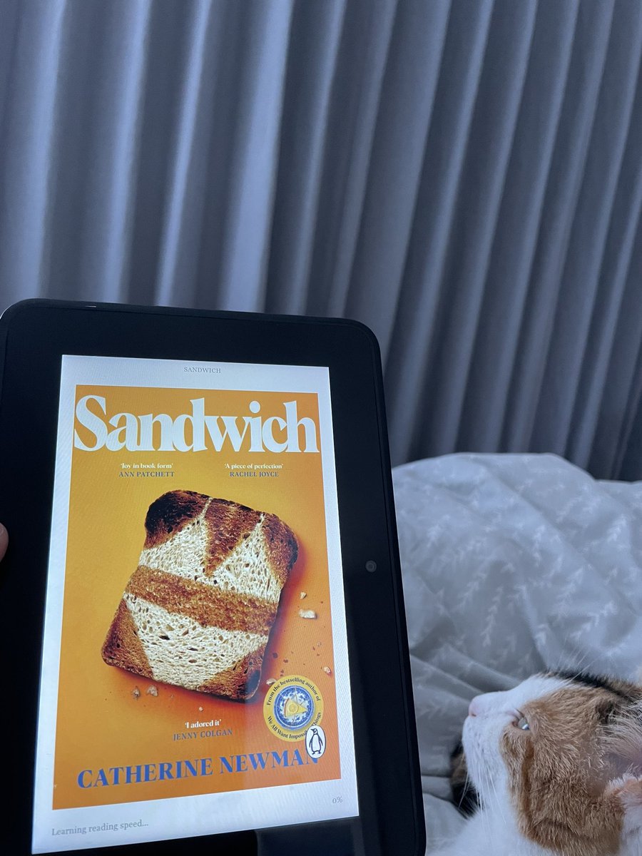 Savouring every sentence. Already obsessed. Poppy is more interested in the morning birds. #amreading