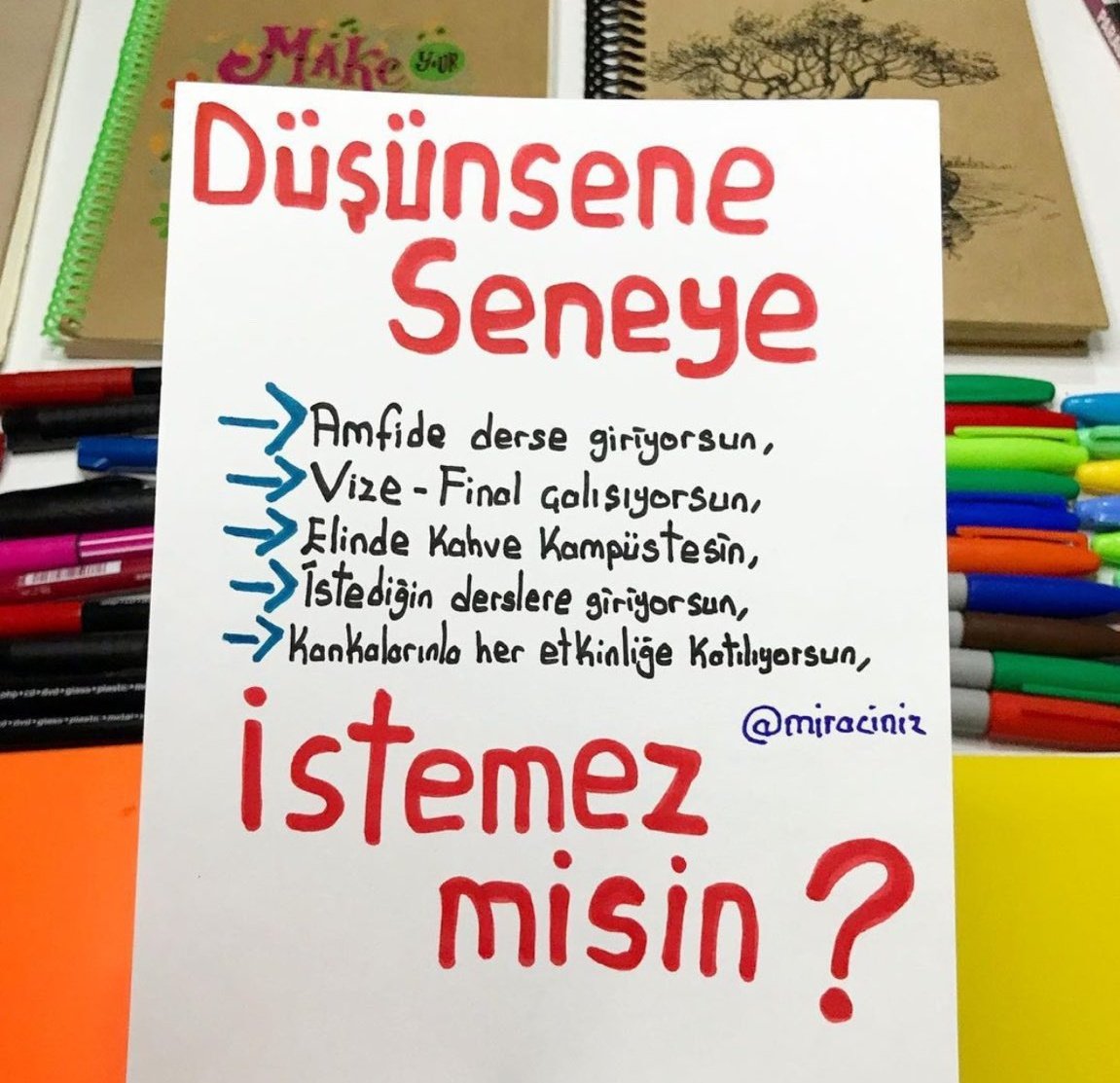 6 ay sonra en az yüzde 50'niz:

- Amfiyi sikim 
- Vizeyi finali sikim 
- 3'ü 1 aradayı sikim
- Tüm dersleri sikim
- Yüze dost öze düşman tüm arkadaşları sikim
- Etkinlikleri sikim
- Kulüpleri sikim
- Okulun bahçesini sikim 
- Okulun binasını sikim
- Okulun çatısını sikim 
-