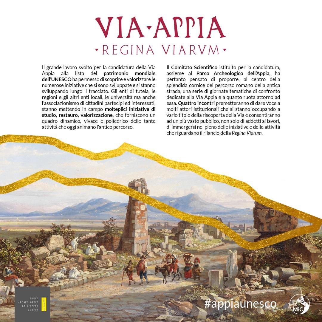 sabap_salerno's tweet image. 📣 Via Appia - Primo sì per la Regina Viarum Patrimonio UNESCO
🎖L’iter per l’iscrizione della Via Appia nella lista del Patrimonio Mondiale UNESCO raggiunge il primo importante traguardo con il parere favorevole ricevuto dall’International Council on Monuments and Sites-ICOMOS.