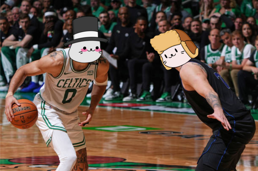 Sappyballers's tweet photo. NBA Finals🏆: Game 1

@celtics vs @dallasmavs (1-0): Boston Celtics WIN🍀

#NBAFinals https://t.co/NyEIip4N5H