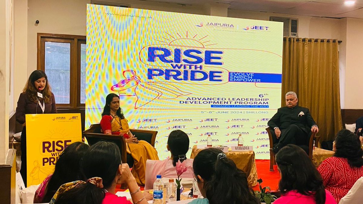 NEEPCOLtd's tweet image. D(P) delivered a talk on "Leading Through Change &amp;amp; Creating Opportunities" during a programme organised by Jaipuria Institute of Management at Shillong.
 #womenleadership #CreatingOpportunities #developmentprogram #leadingthroughchange @Jaipuria_Inst @ntpclimited