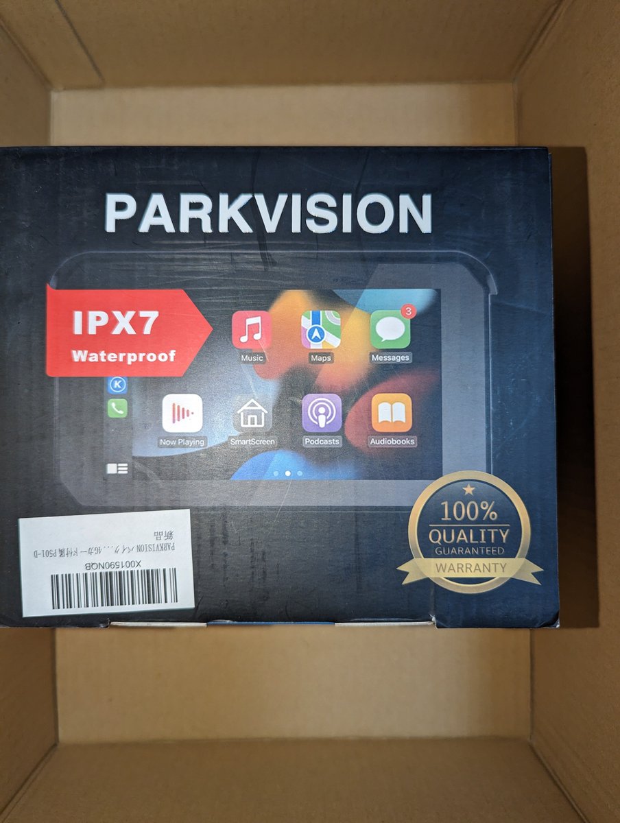 CBR250RR_HONDA's tweet image. 配送日予定外で荷物が届きました。
1. それぞれの内容物確認。
2. 仮設置。
3. 仮設定&amp;amp;動作確認(問題あれば再確認)。
4. 本設置。
5. 本設定。

さて…色々と破壊しない様に。。
#D-Unit #ASMAX_Z1SP #P501-D