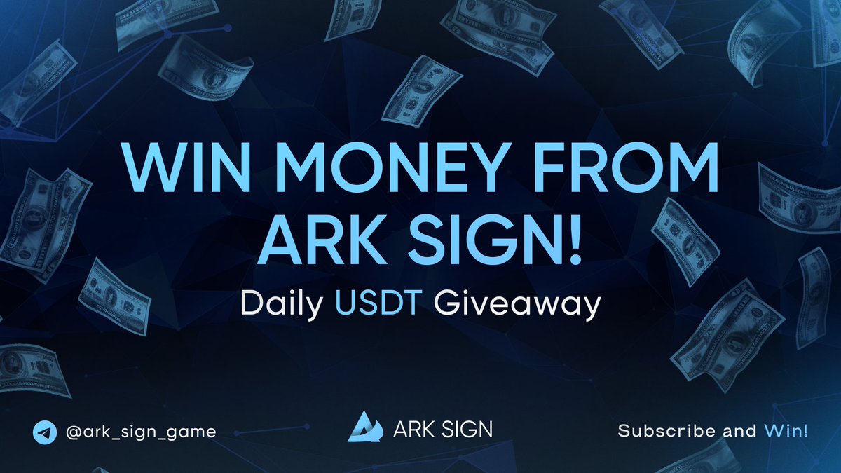 🎁 Win Money from ARK Sign Every Day!

🚀 Join our Telegram channel for daily contests with USDT rewards

Subscribe, complete tasks, send proof, and win money every weekday!

Stay active and claim your USDT! 💵 👉t.me/ark_sign_game