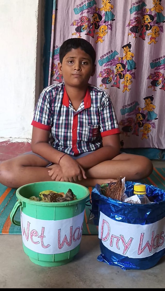 KSundargarh's tweet photo. PM SHRI KV SUNDARGARH organised a sensitization and awareness programme about segregation and waste management using coloured dustbins.
@KVS_HQ @KVSROBBSR 
@EduMinOfIndia 
#Summercamp #Ecoclub https://t.co/EsDfE2tYrN