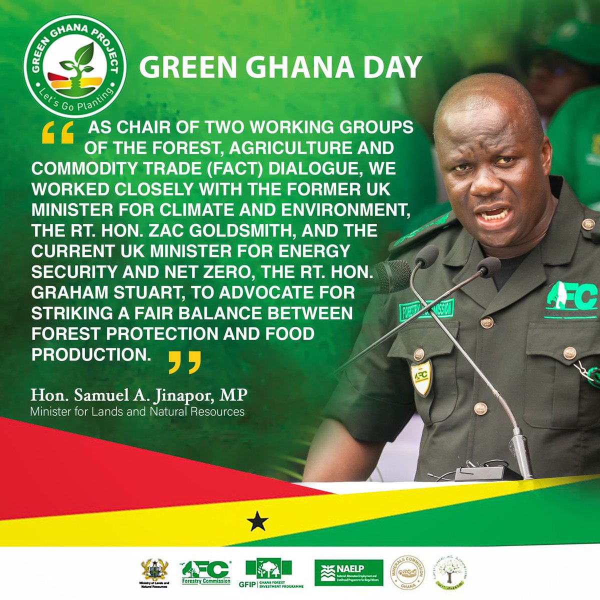 EmmaBoadu09's tweet photo. The 2024 edition of Green Ghana Day!
#GreenGhanaDay
#LetsGoPlanting
@mlnrgovgh
@SamuelAJinapor https://t.co/ggAtxRhzs6