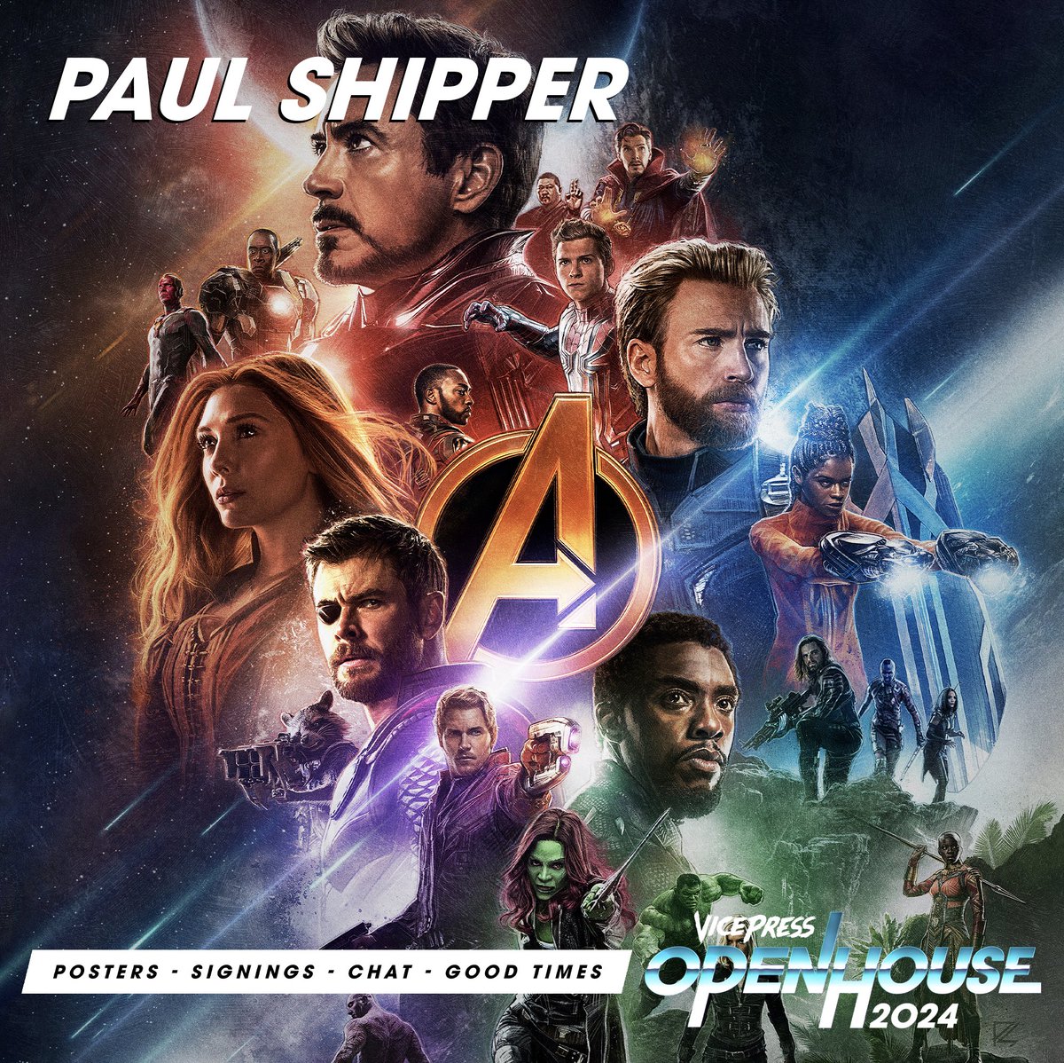 PaulShipper's tweet photo. Today is the day! @VicePressNews #OpenHouse2 looking forward to meeting lots of like-minded fans of the illustrated poster! Stop by and say hi if you are there! https://t.co/C4pCF3wAIT