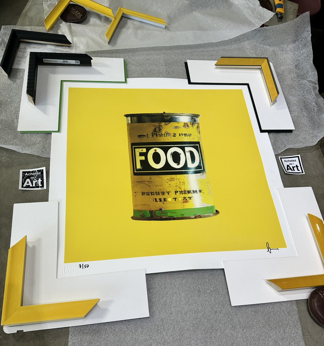 nttn2do's tweet photo. Art is finding beauty in the process.  It is capturing imagination into reality.  It is merging the traditional with the modern.  Digital to Physical. @kevinabosch #NeverFearArt #FoodForDegen https://t.co/lfVxRXck5J