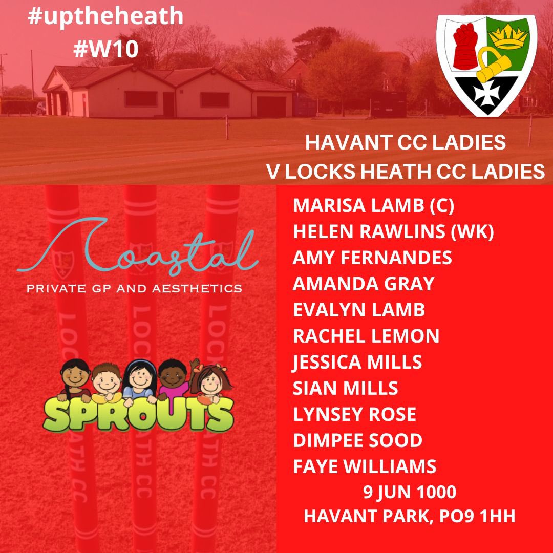 Best of luck to our ladies team who play Havant tomorrow 

#Uptheheath🍓