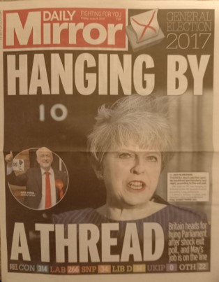 FromSteveHowell's tweet image. 1/ On this day seven years ago, nearly 13 million people voted Labour #ForTheManyNotTheFew

The pollsters and pundits had been predicting a Tory landslide. Instead, Theresa May lost her majority and was left &quot;hanging by a thread&quot; - saved eventually by a dodgy deal with the DUP.